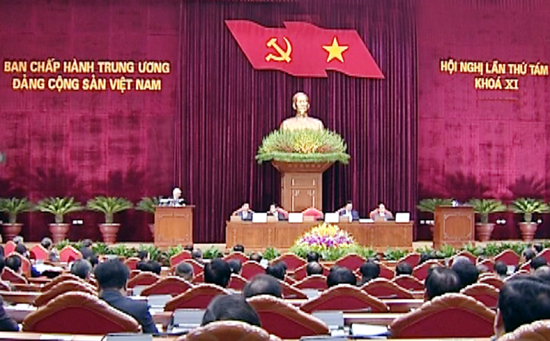 Ngày làm việc thứ 9 Hội nghị lần thứ tám Ban Chấp hành Trung ương Đảng khóa XI
